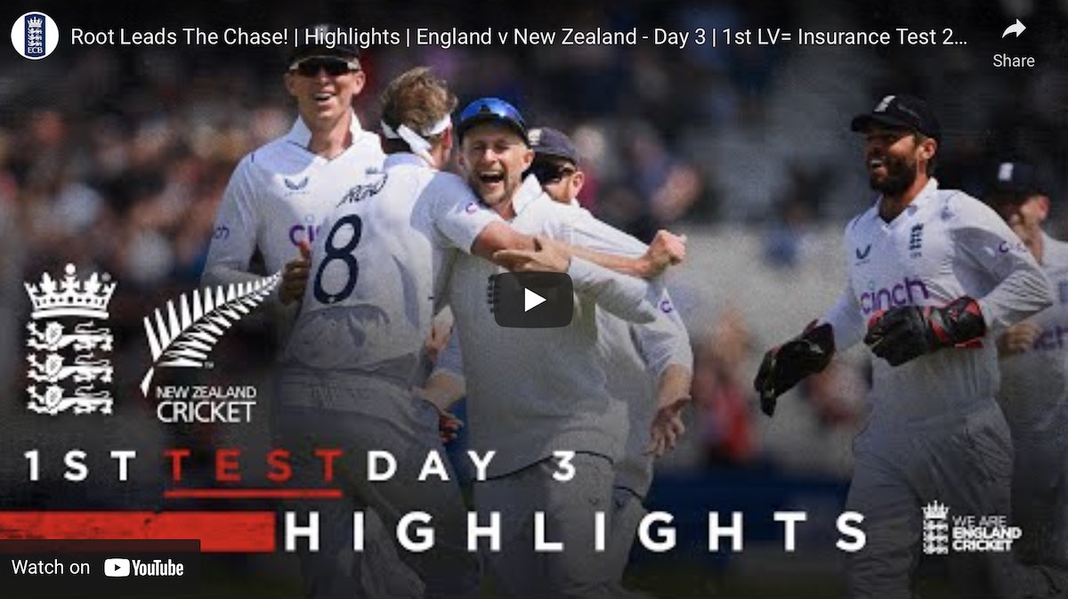 England vs New Zealand First Test