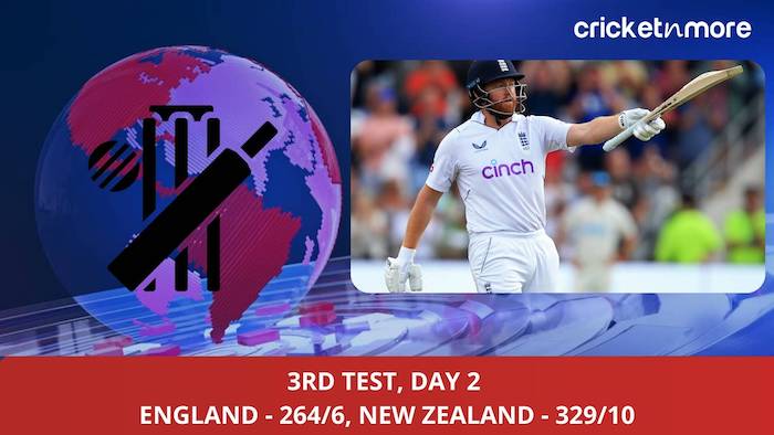 England vs NewZealand Third Test Second Day Report