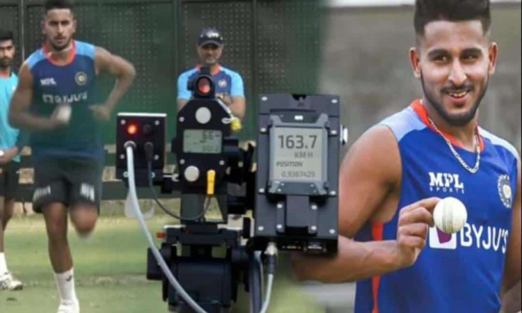 Umran Malik bowled a delivery of 163.7 kmph in the practice session