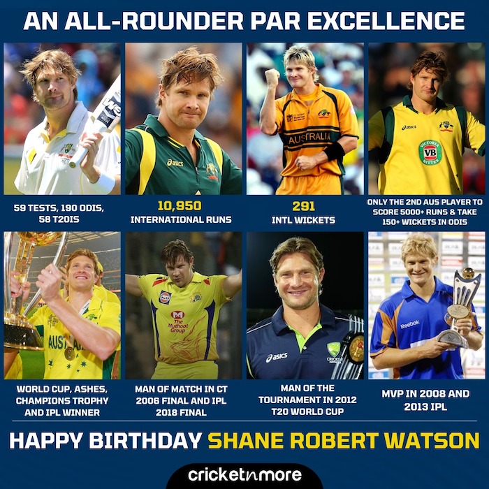 Shane Watson Happy Birthday