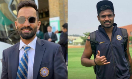 Cricket Image for Ind Vs Ireland Rashid Latif On Dinesh Karthik Vs Sanju Samson