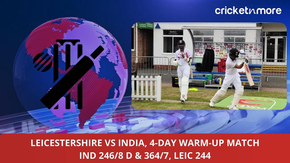 Leicestershire vs India Warm-Up Game Report