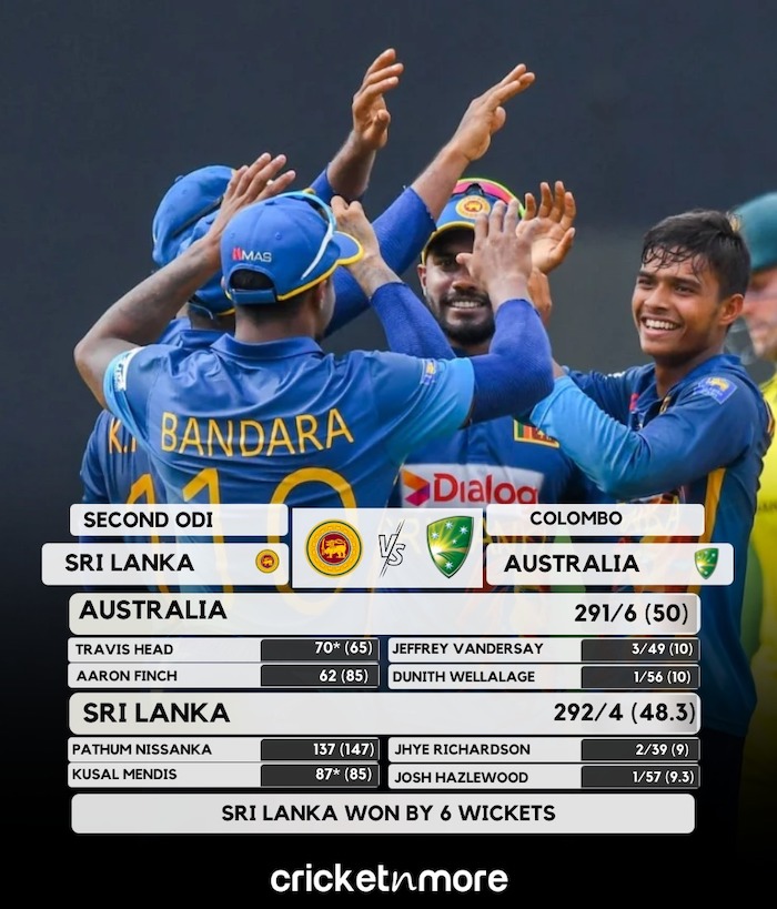 Australia vs Sri Lanka 3rd ODI