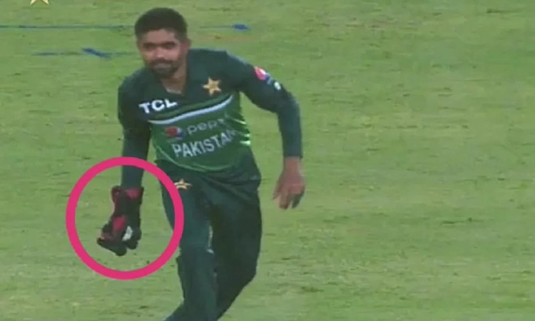 WATCH: Umpire Penalizes Pakistan For Babar Azam's Illegal Fielding