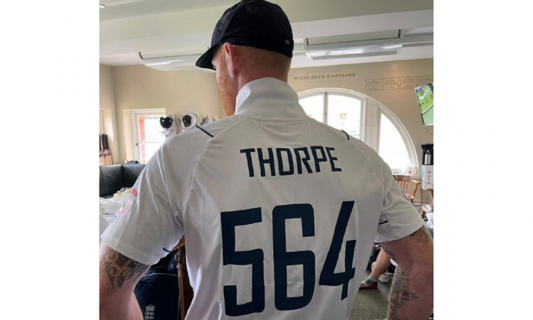 Ben Stokes Pays Tribute To Graham Thrope; Wear His Shirt At Toss For First Test At Lord's