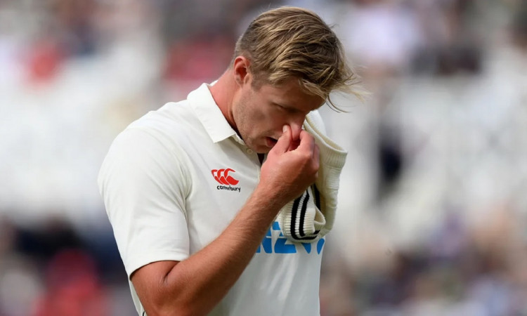 ENG vs NZ 2nd Test: Kyle Jamieson Ruled Out Of Day 4's Play Due To Back Injury
