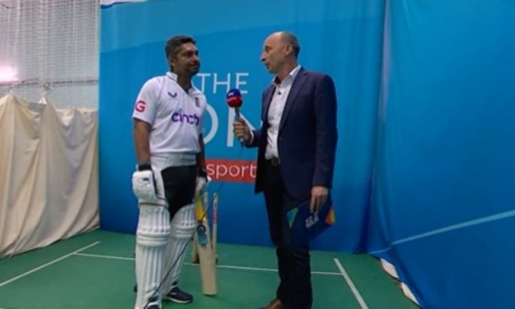Cricket Image for VIDEO : कैसे खेलते हैं स्विंग बॉल? 44  साल के कुमार संगकारा ने दिलाई पुराने दिनों 