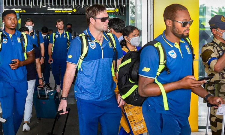 Cricket Image for IND vs SA: South African T20I Team Arrives In New Delhi Ahead Of 5-Match T20I Seri