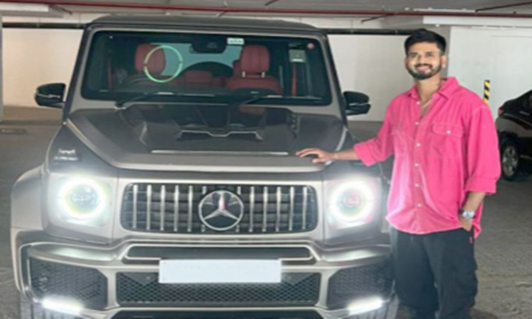 Cricket Image for Shreyas Iyer buys new car Mercedes AMG G 63 4Matic SUV