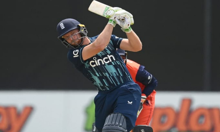 England end their innings on 498/4, the highest team total in men's ODI history
