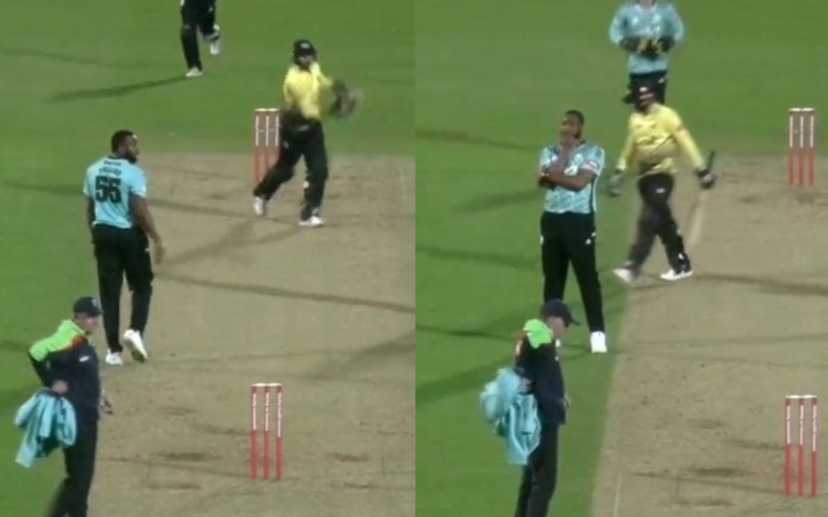 Cricket Image for VIDEO : पोलार्ड का सेलिब्रेशन देखा क्या? विकेट लेकर अजीब तरह से मनाया जश्न