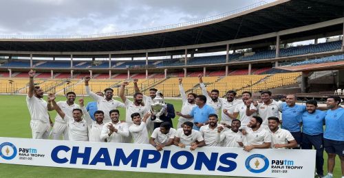 Cricket Image for Madhya Pradesh Defeat Mumbai By 6 Wickets; Win Maiden Ranji Trophy Title