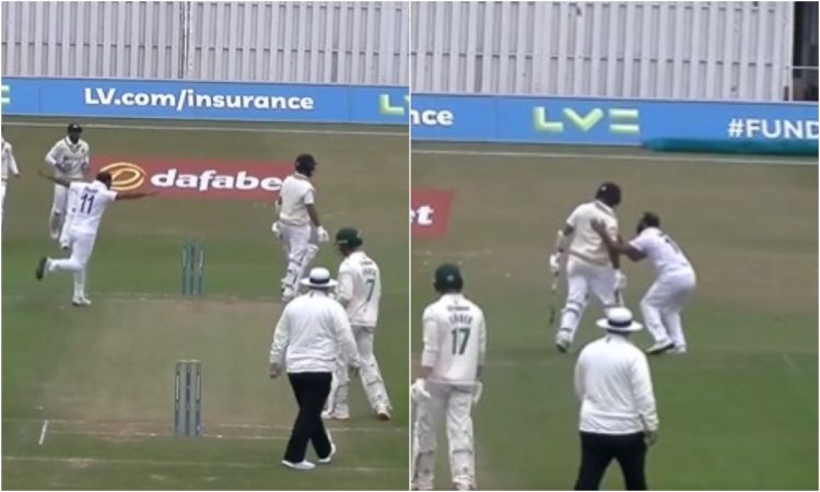 Cricket Image for VIDEO : शमी के सामने पुजारा निकले फिसड्डी, शमी ने पुजारा के ऊपर चढ़कर मनाया जश्न