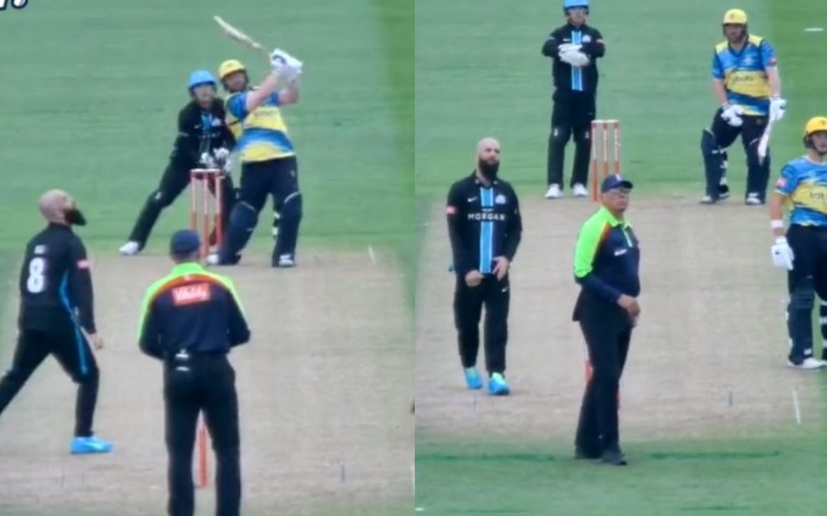 Cricket Image for VIDEO : पॉल स्टर्लिंग ने दिखाया ताकत का नमूना, मोईन अली को लगाया खड़े-खड़े छक्का