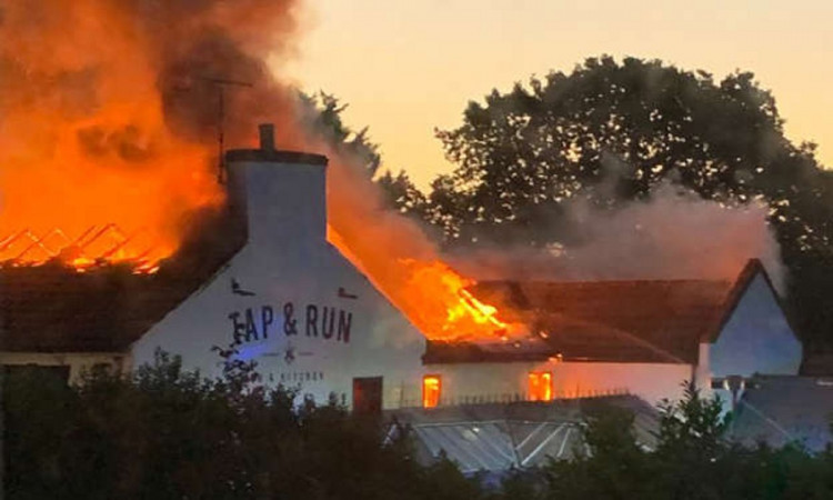 Cricket Image for England Stalwart Stuart Broad's Co-Owned Pub Destroyed In The Major Fire Outbreak