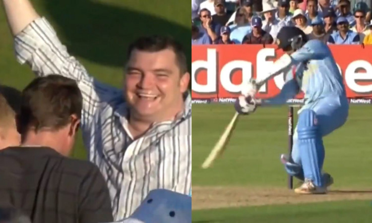 Cricket Image for WATCH: When Rahul Dravid Destroyed A Fan's Drink With A Flat Six 