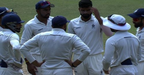 Cricket Image for Ranji Trophy Final: Kartikeya's 4-Fer Helps Restricts Mumbai To 269/10; MP Needs 1