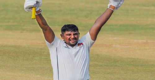 Cricket Image for Ranji Trophy Final: Sarfaraz Khan's Ton Guides Mumbai To 374 In First Innings Agai