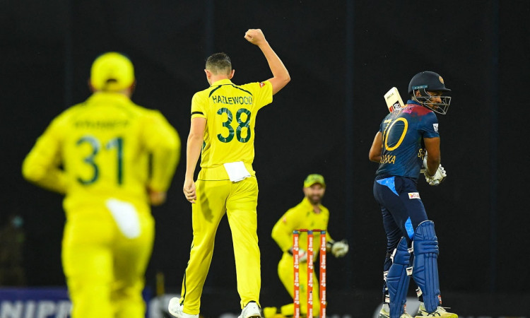Cricket Image for SL vs AUS 1st T20I: Josh Hazlewood Triggers Sri Lankan Batting Collapse With 3 Wic