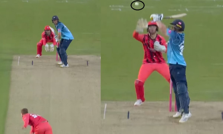 Cricket Image for छक्का खाकर बौखलाए लिविंगस्टोन, बल्लेबाज़ को मारी खतरनाक बाउंसर; देखें VIDEO