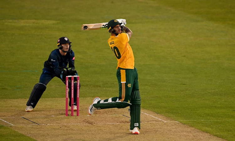 Cricket Image for WATCH: Alex Hales' Thunderous Knock Of 91 Runs In 33 Deliveries Blows Away Derbysh