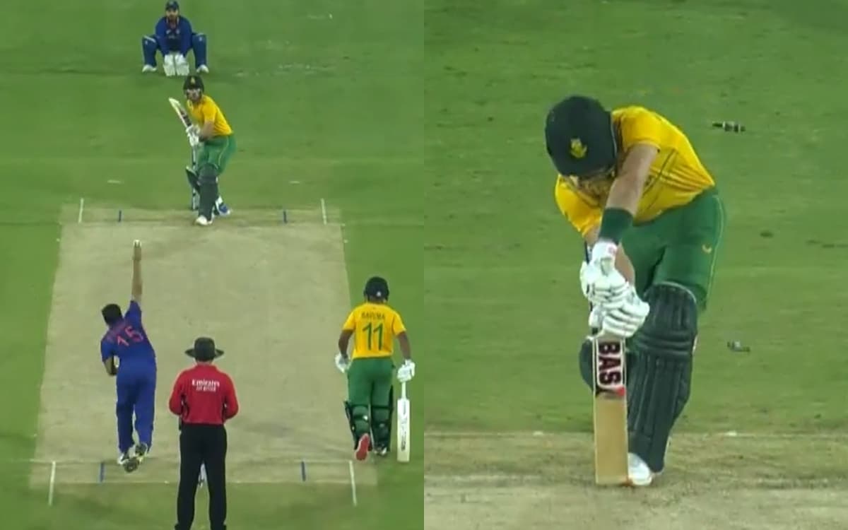 Cricket Image for VIDEO: भुवनेश्वर ने फिर दिखाई क्लास, पोज़ देते हुए आउट हुआ अफ्रीकी बल्लेबाज़