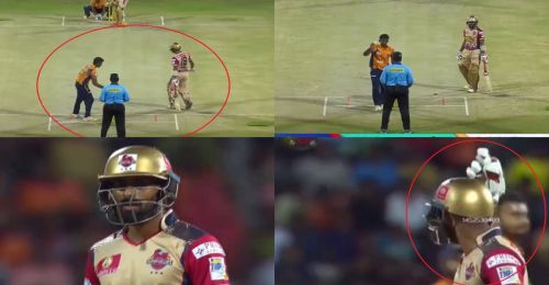 Cricket Image for WATCH: Jagadeesan Walks Off Fuming After Getting Mankad By Baba Aparajith; Display