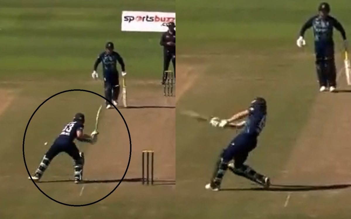 Cricket Image for WATCH: Jos Buttler Shows No Mercy; Smacks A Huge Six Off Double Bounce Delivery Ag