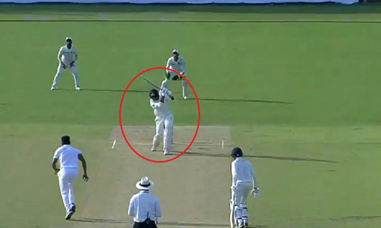 Cricket Image for WATCH: K Gowtham's Alluring 'No-Look' Six Against In-Form Shivam Mavi