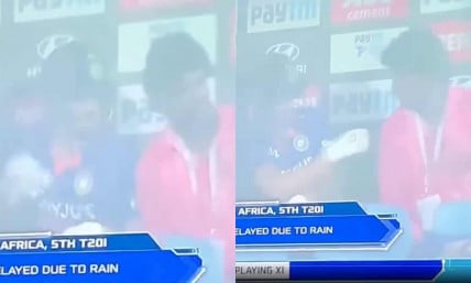 Watch Ruturaj Gaikwad Pushes Groundsman In Indian Dugout Ind Vs Sa T20i