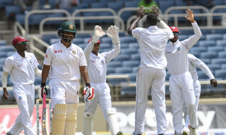 Cricket Image for West Indies Bowling Thrashes Bangladesh To 103/10 In The First Test