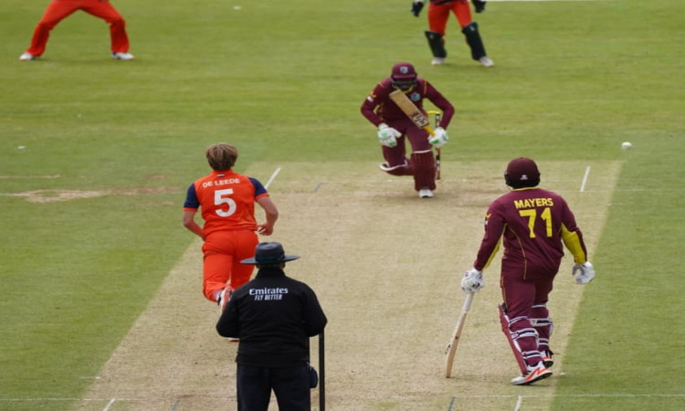 Kyle Mayers and Shamarh Brooks maiden century's helps West Indies post a total on 308