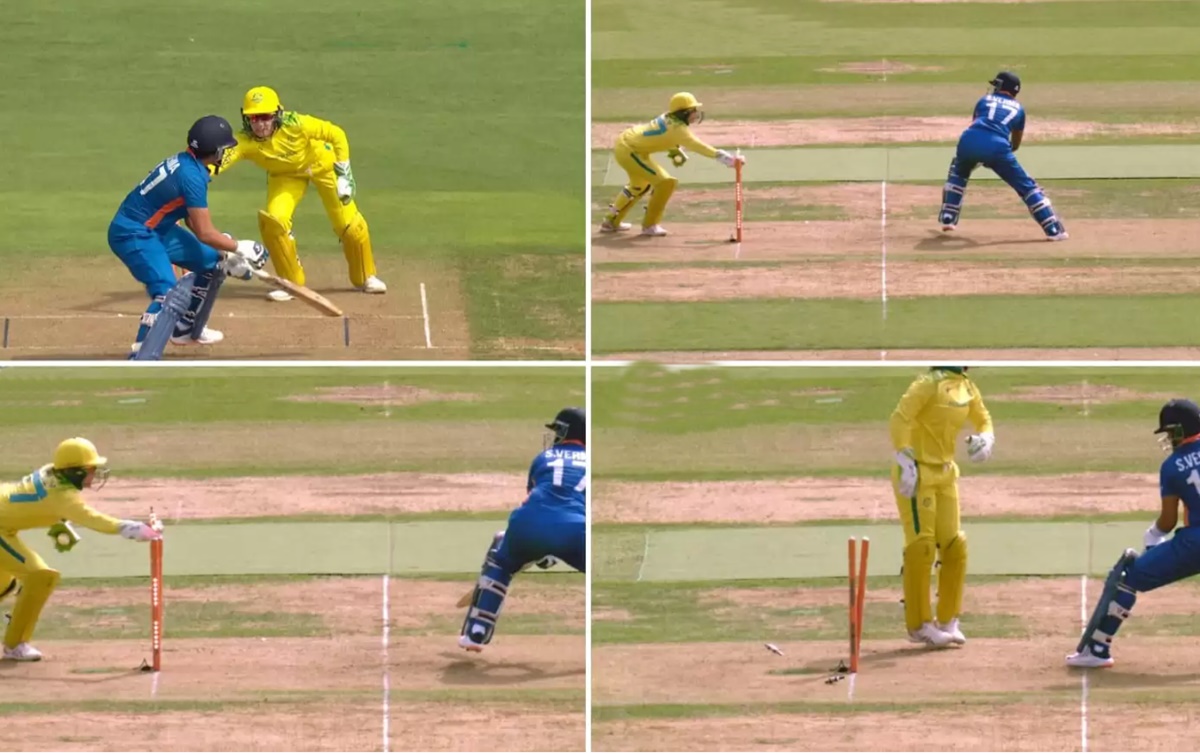 Cricket Image for Alyssa Healy brain fade shafali verma survive India vs Australia Commonwealth Game