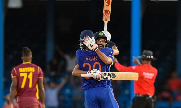 Axar Patel blitz guides India to two-wicket win against West Indies