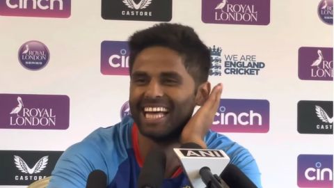 Cricket Image for Ind Vs Eng 3rd Odi Suryakumar Yadav Hilarious Response To Journalist 