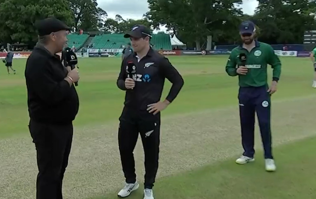 New Zealand opt to bat first against Ireland in third odi