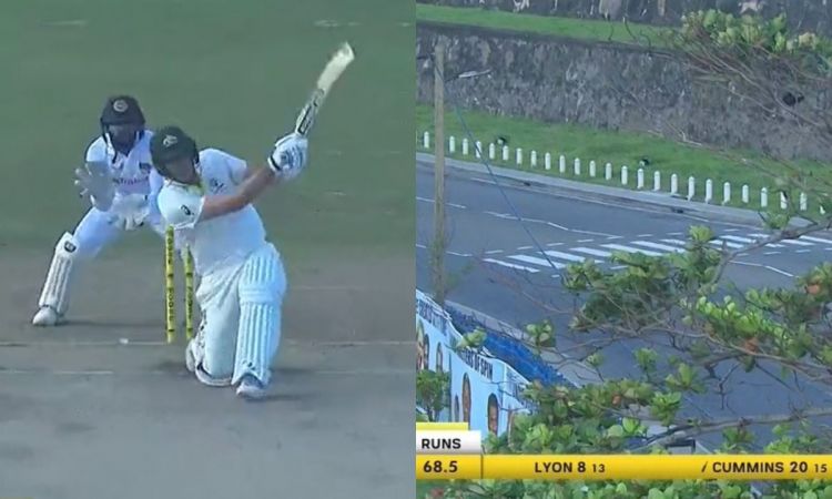 SL vs AUS: पैट कमिंस ने जड़ा इतना लंबा छक्का, स्टेडियम के बाहर सड़क पर जाकर गिरी गेंद, देखें VIDEO