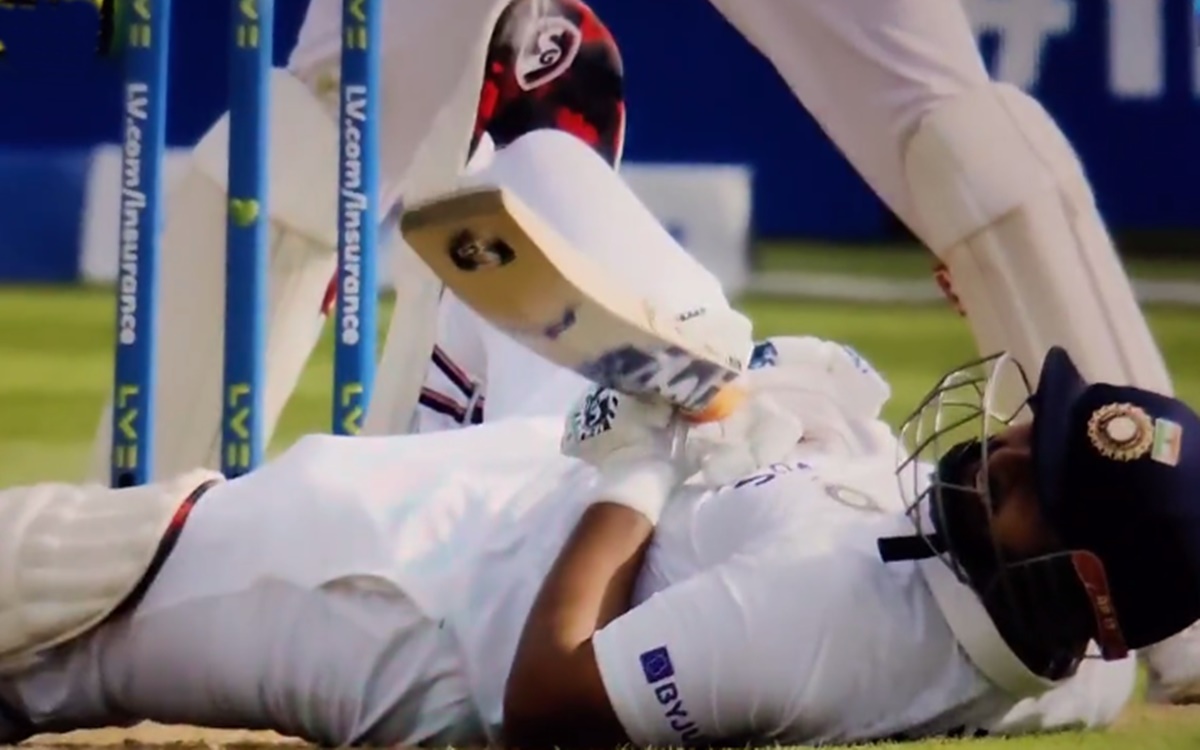 Cricket Image for Rishabh Pant Smashed Jack Leach All Over The Park