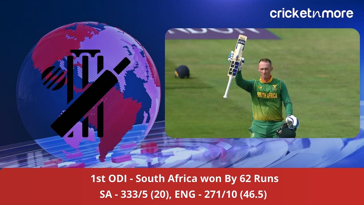 South Africa vs England First ODI Video Highlights