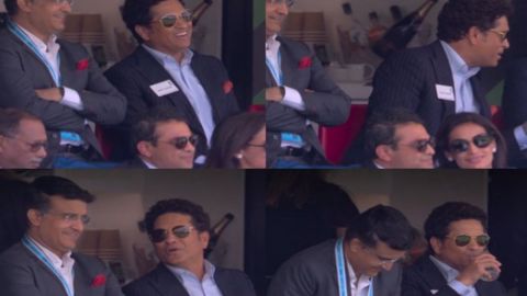 Cricket Image for Sachin Tendulkar And Sourav Ganguly At India Vs England 2nd Odi