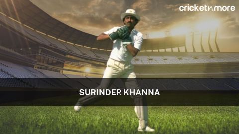 Surinder Khanna 1984 Asia Cup