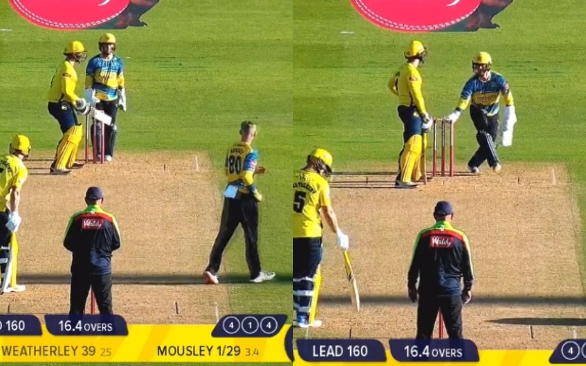 Cricket Image for VIDEO : टी-20 ब्लास्ट में दिखी विकेटकीपर की कॉमेडी, बल्लेबाज़ ढूंढने लगा बॉल