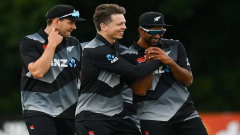 WATCH: Michael Bracewell Takes Hat-Trick In His First Over In T20Is; Takes Kiwis To Win Against Irel