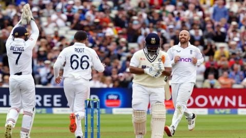 England Dominate In First Session On Day 4; India Score 229/7 At Lunch