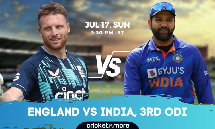 Cricket Image for England vs India, 3rd ODI - Cricket Match Prediction, Fantasy XI Tips & Probable X