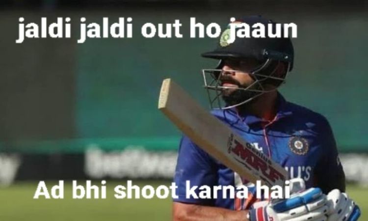 Cricket Image for 'जल्दी आउट हो जाऊं फिर Ad शूट करना है', विराट कोहली का फ्लॉप शो देख फिर फूटा फैंस 