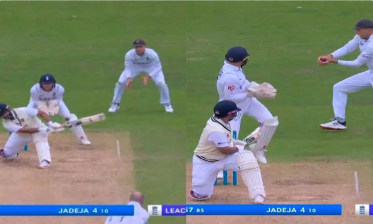 Cricket Image for Jack Leach Gets The Last Laugh As He Dismisses Rishabh Pant In The 2nd Innings; Wa