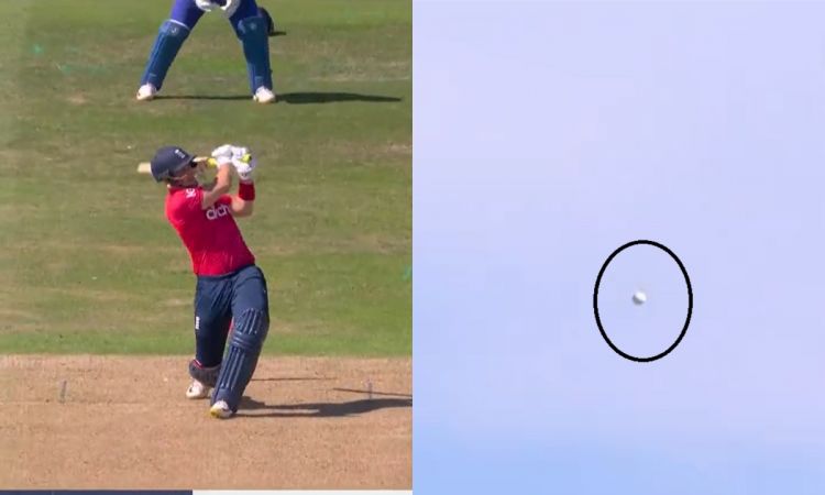Cricket Image for Liam Livingstone Smacks The Ball Out Of The Ground Against Avesh Khan, Watch Video