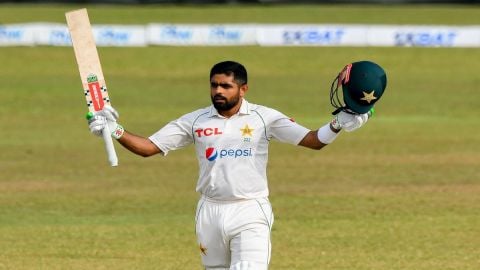 Cricket Image for Lone Warrior Babar Azam Leads Pakistan Fightback In First Test Against Sri Lanka