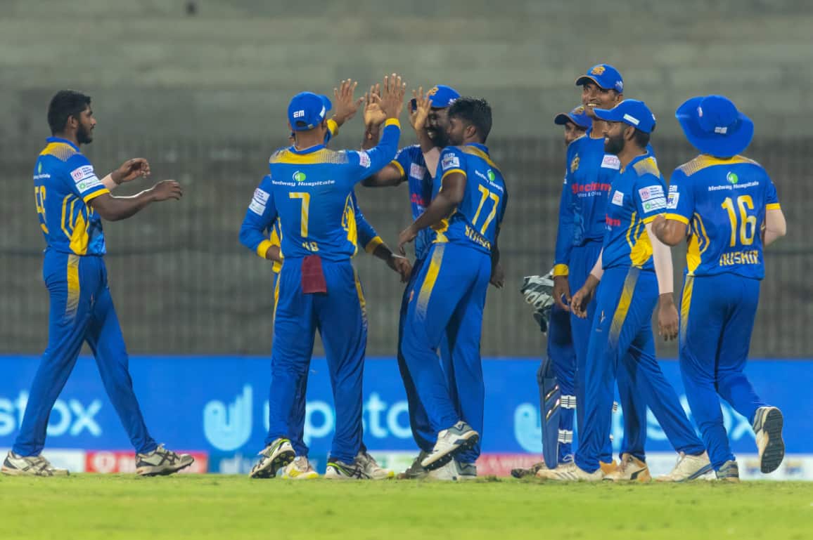 TNPL 2022: Madurai Panthers defeat Ruby Trichy Warriors by 36 runs TNPL 2022: Madurai Panthers defeat Ruby Trichy Warriors by 36 runs